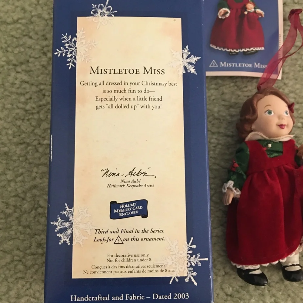 Hallmark Keepsake Mistletoe Miss Christmas ornament
